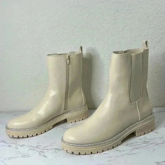 INC Brycin Womens Faux Leather Pull On Mid-Calf Boots Size 10M - Picture 3 of 12